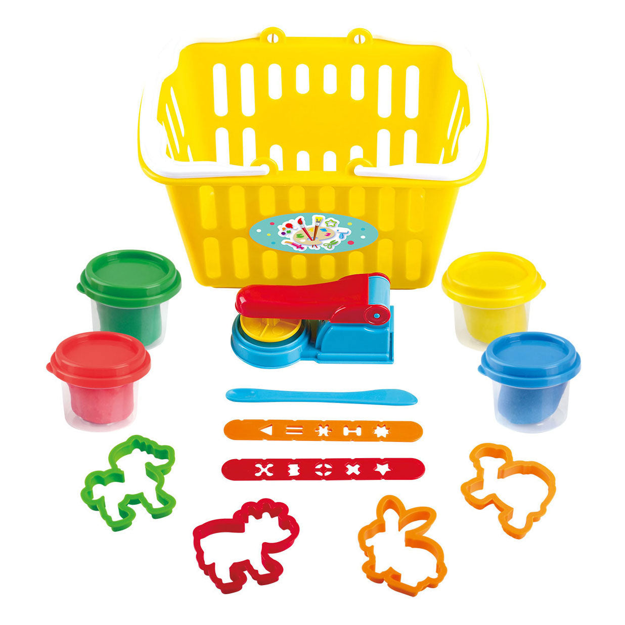 Playgo-Tonset im Warenkorb – 4 Tontöpfe