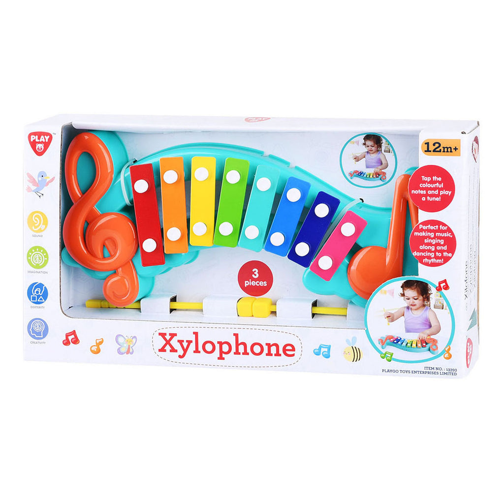 Playgo Xylophon mit Noten - 3dlg.