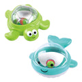 Playgo Badespielzeug Badewannen-Glitzer - Wal und Schildkröte - 2 Stück.