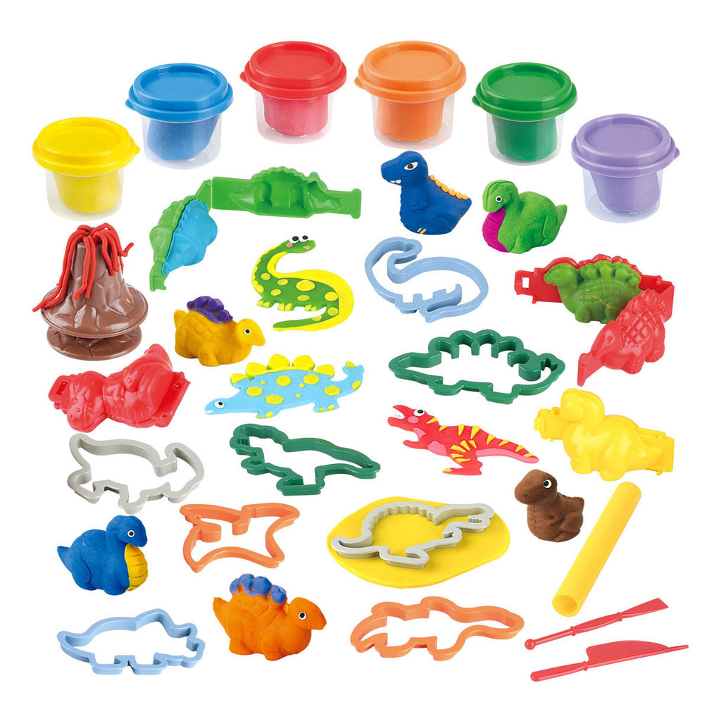 Playgo Dino-Party-Tonset – 6 Tontöpfe