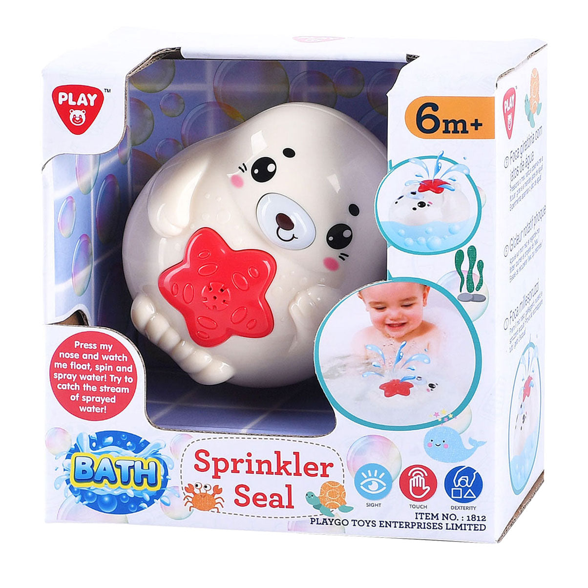 Playgo Badespielzeug spritzende Robbe