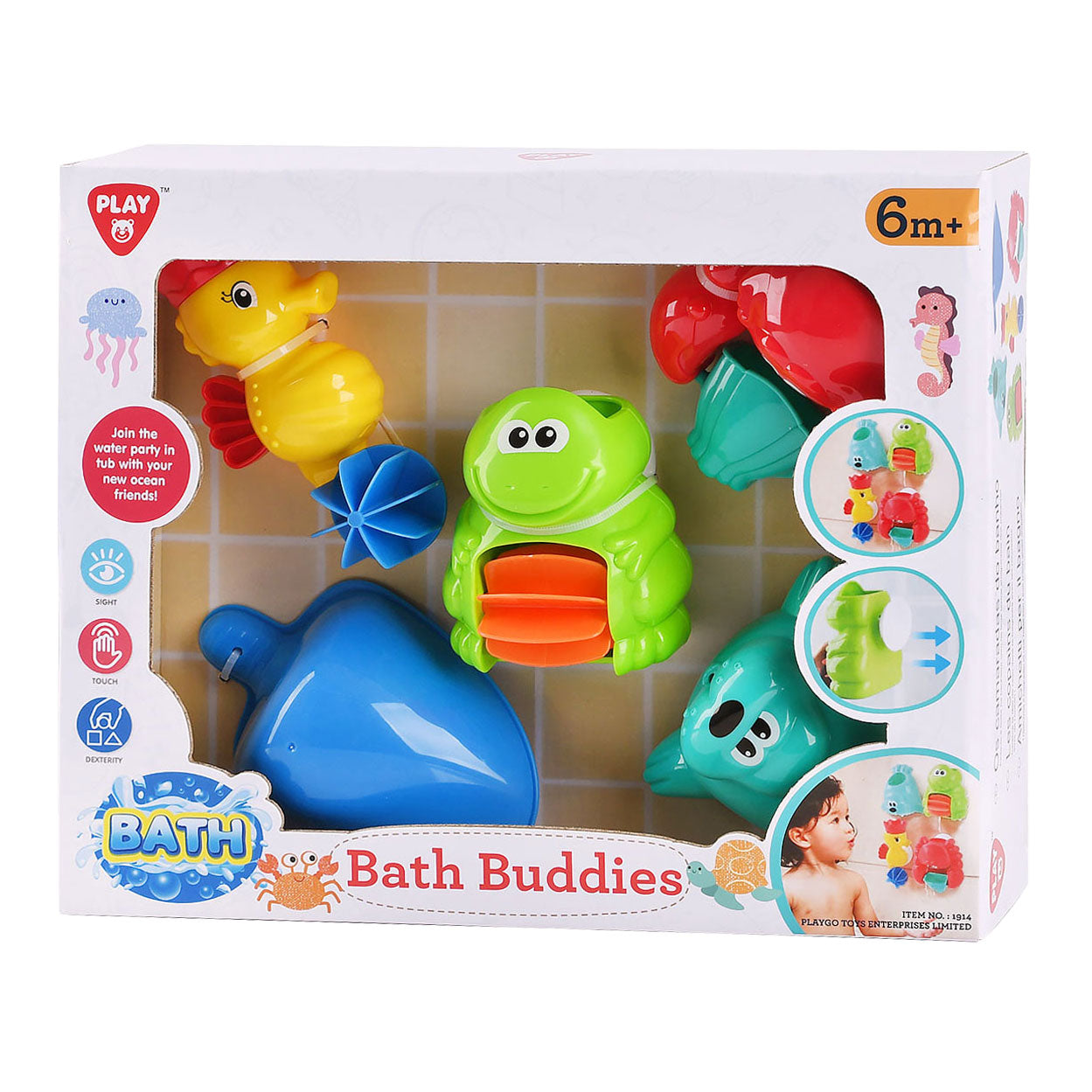 Playgo Badefreunde Meerestiere - 5 Stück.