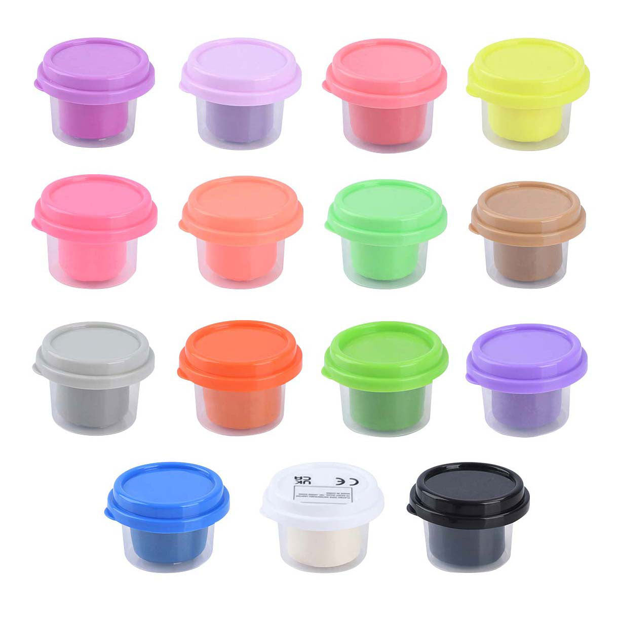 Playgo Regenbogen-Tonset – 15 Tontöpfe