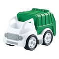 Playgo Müllwagen aus Bio-Materialien, weiß-grün – 15 cm