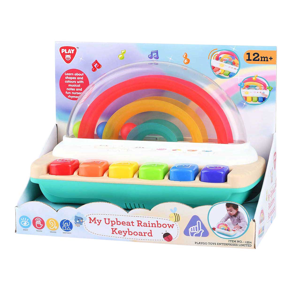 Playgo Regenbogen-Tastatur
