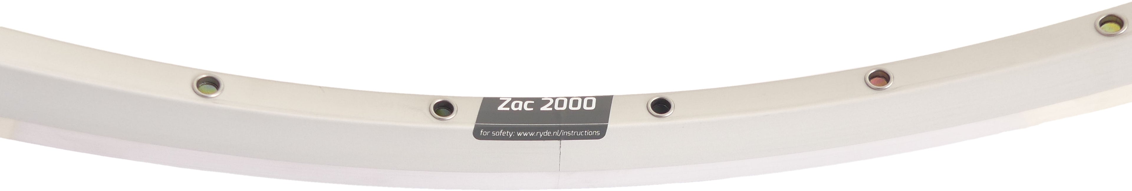 Ryde velg zac 2000 28 622 x 19c aluminium 32 gaats 14g - zilver