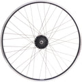 Achterwiel 28 nexus 8 rollerbrake naaf met met zwarte velg en rvs spaken