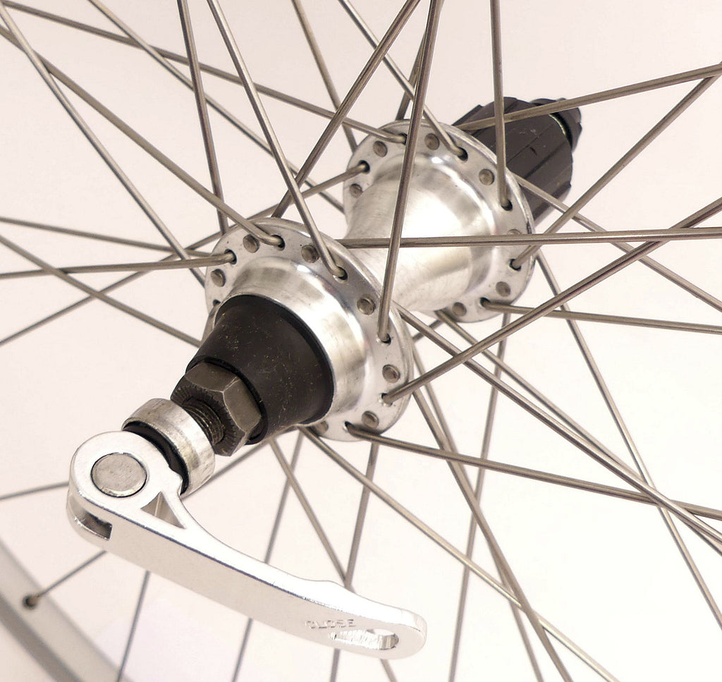 Rodi achterwiel connect 28 8 9 10 speed 622 x 19 met snelspanner en rvs spaken - zilver