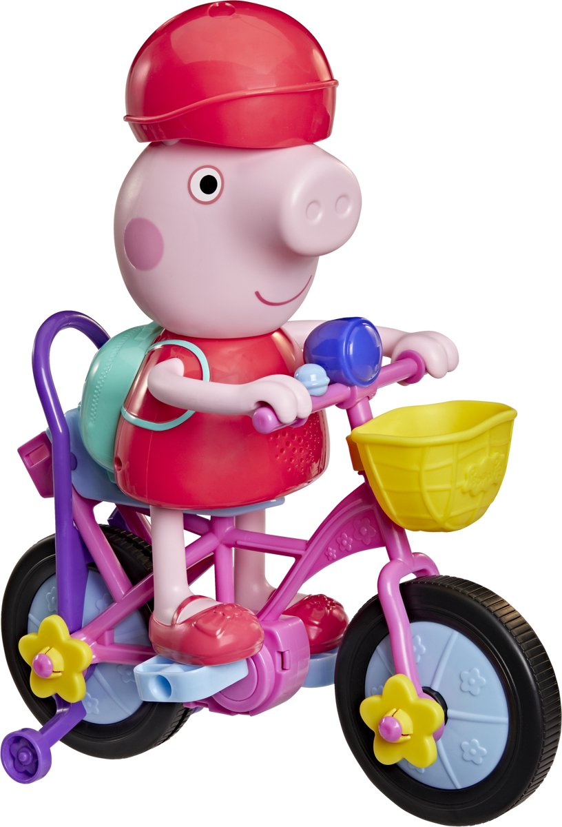 Peppa big peppa pig - klaar, trappen maar, peppa - interactieve speelset met figuur