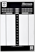 Engelhart dart scorebord pvc 45 x 30 cm – herbruikbaar whiteboard – speltypes scoreverloop – dart accessoire – longfield
