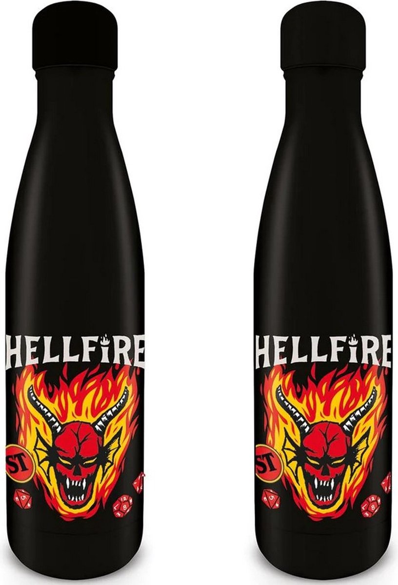 Pyramid international stranger things s4 (hellfire club) 19oz 540ml double walled metalen drink fles