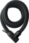 Abus fietsslot textiel-kettingslot - yarnit™ 4004k - security level 7 - zwart - 140 cm - geschikt voor elektrische fietsen en stadsfietsen - lichtgewicht - slechts 1,1 kg