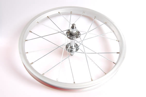 Voorwiel 16 x 1.75 aluminium - zilver