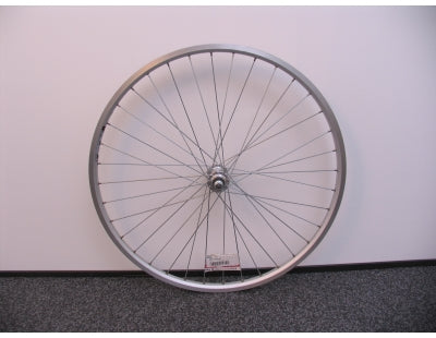 Voorwiel 26x1.75 atb alu parallex zilver alu naaf vaste as