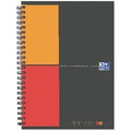 Addressbook oxford pp 14,8x21cm oranje gelijnd duimgreep 2 opberghoes eu alfabet