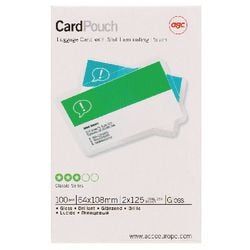 Lamineerhoezen gbc card 64x108mm 2 x 125 (250) micron