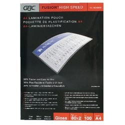 Gbc highspeed lamineerhoezen a4 | 160 micron (2 x 80 micron) | pak van 100 stuks