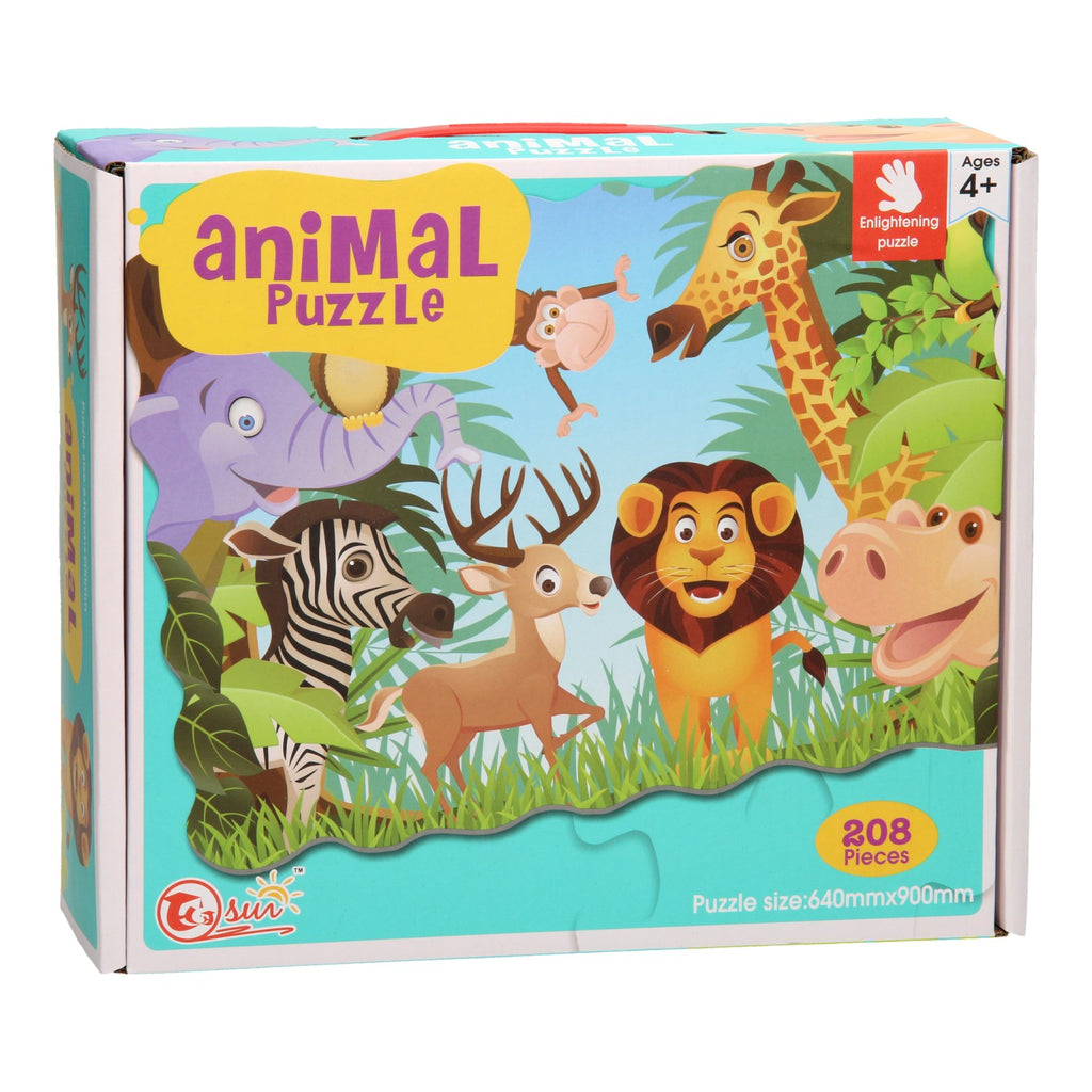 Vrolijke Dieren Legpuzzel XL 208st.