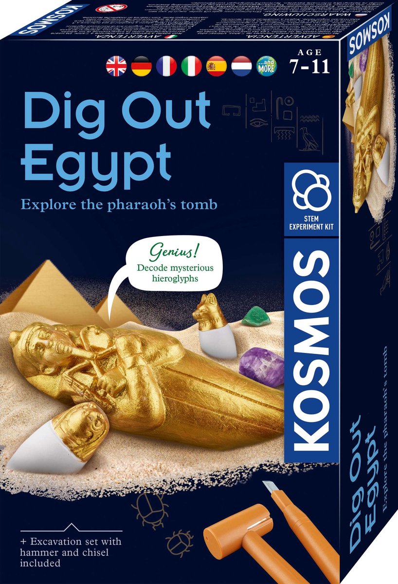 Selecta Kosmos Spielset „Pharaos Schatz ausgraben“