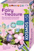 Kosmos dig out fairy treasure – experimenteerset – graaf een magische schat op en maak je eigen feeënarmband – inclusief edelsteen, kralen en haargummi – feeën schat uitgraven