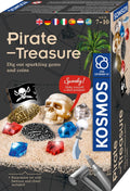 Kosmos dig out pirate treasure – experimenteerset – graaf je eigen piratenschat op – inclusief goudstukken, edelstenen en schatkaart – piratenschat opgraven