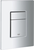 Grohe skate cosmopolitan bedieningspaneel toilet - dual flush - kunststof - mat chroom
