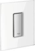 Grohe skate cosmopolitan urinoir bedieningsplaat met glas inclusief mechanisch functiedeel wit