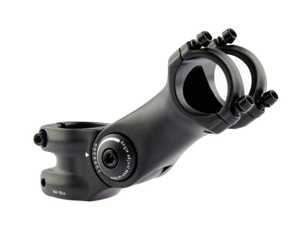 Primax Vorbau und Vorbauhülse | Auszugslänge: 105 mm | Steuerrohrdurchmesser: ø28,6 mm | Klemmdurchmesser: ø31,8 mm – schwarz