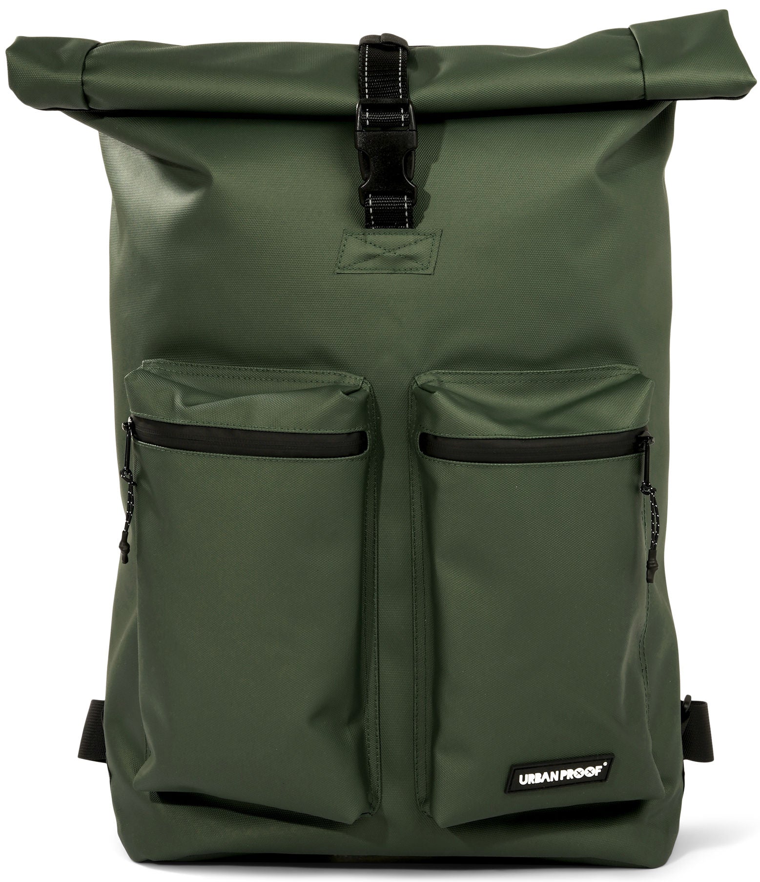 Urbanproof fietstas rolltop up recycle 20l groen