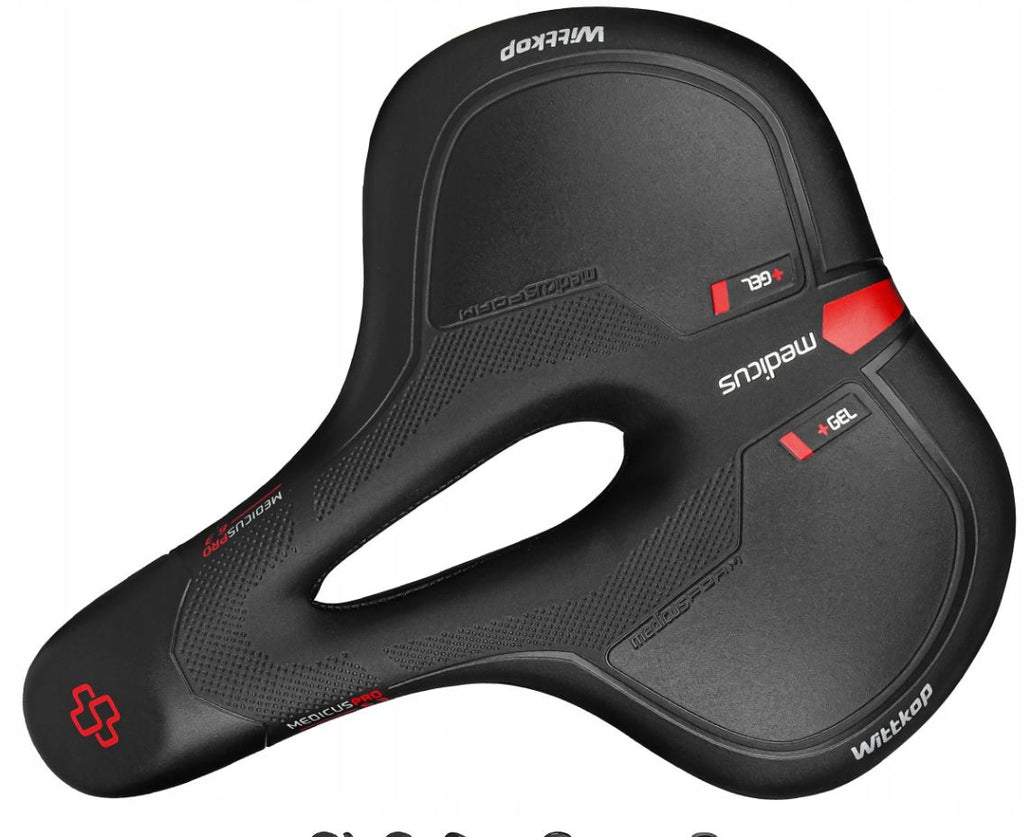 Wittkop Medicus PRO City 6.3 Fahrradsattel - schwarz