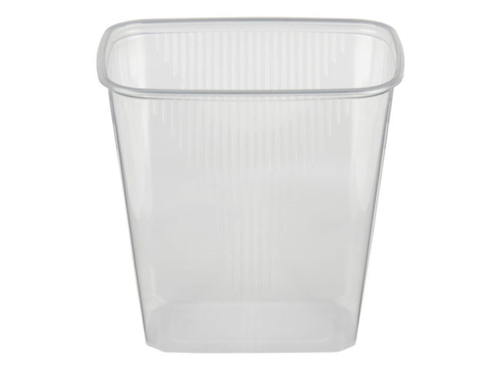 Verpakkingsbekers 500ml met deksel helder 10 stuks