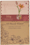 Lobbes 3D-Holzbausatz Lilie - 71 Teile