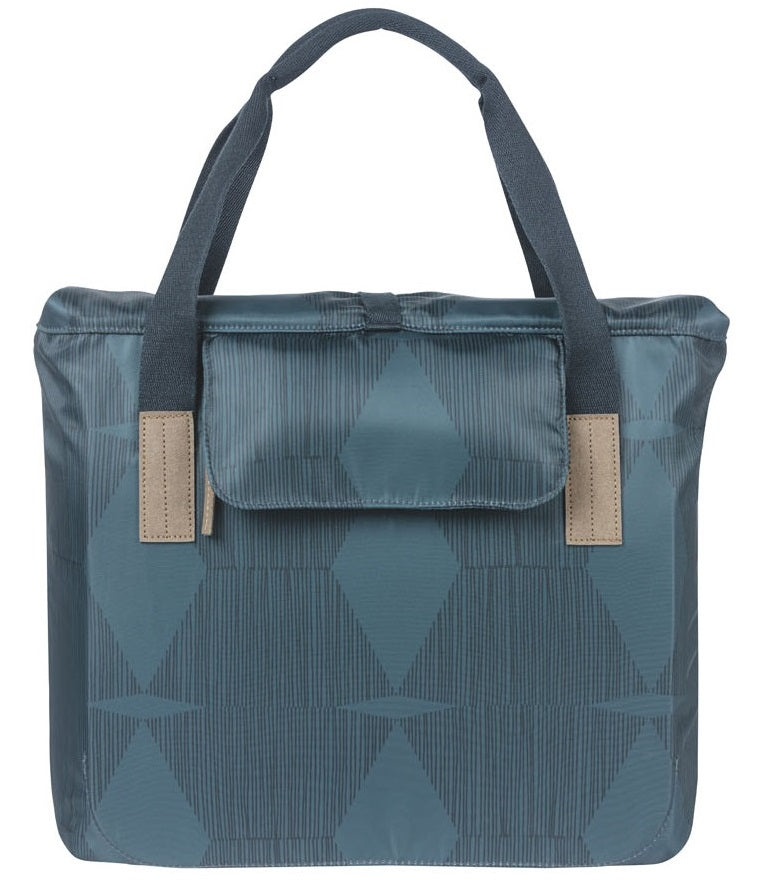 Basil Elegance fietsshopper, Choose Green, unisex, stadfiets, estate blue