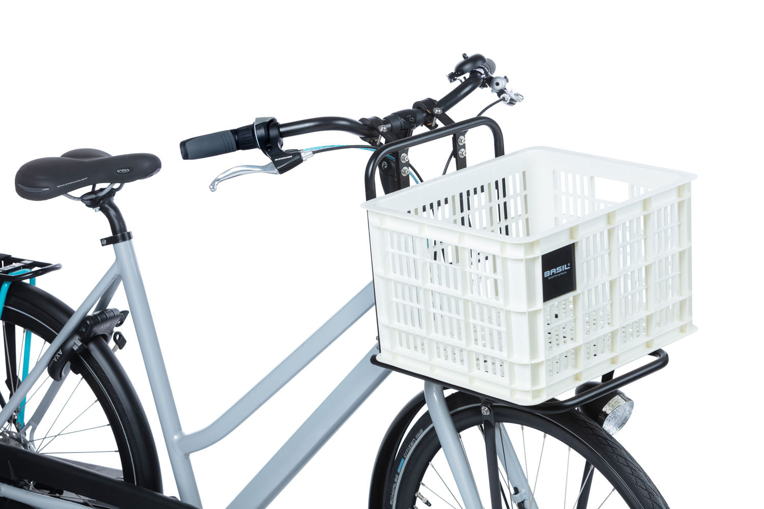 Basil fietskrat M - medium - 29.5 liter - wit