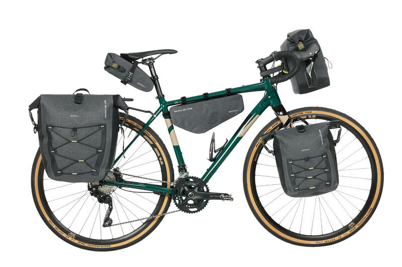 De Basil Navigator Storm frametas - waterdichte fietstas - unisex - zwart