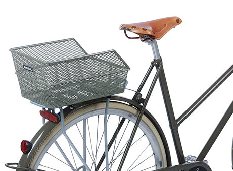 Basil Cento S - fietsmand - achterop - olive green