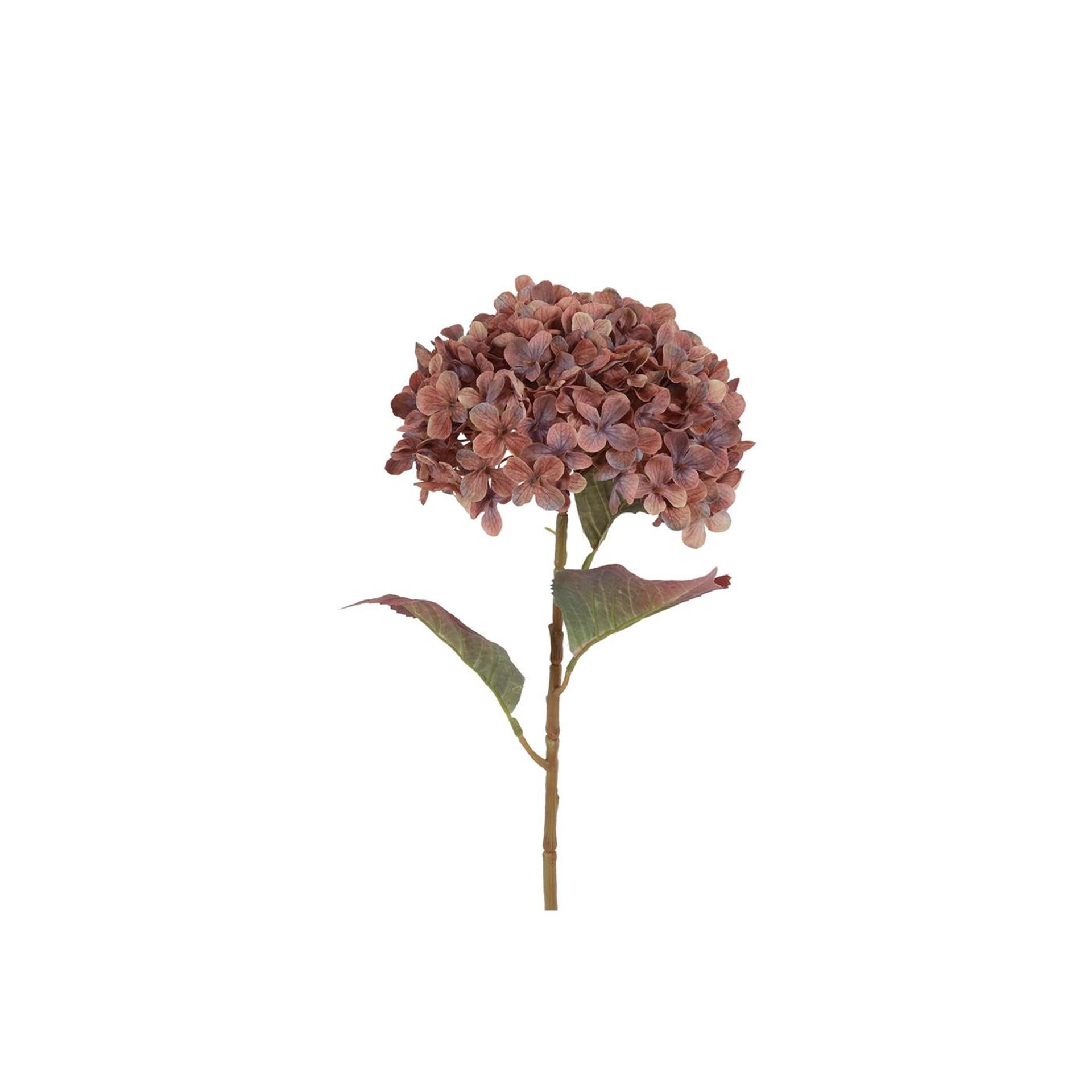 Countryfield kunstbloem hydrangea l koper