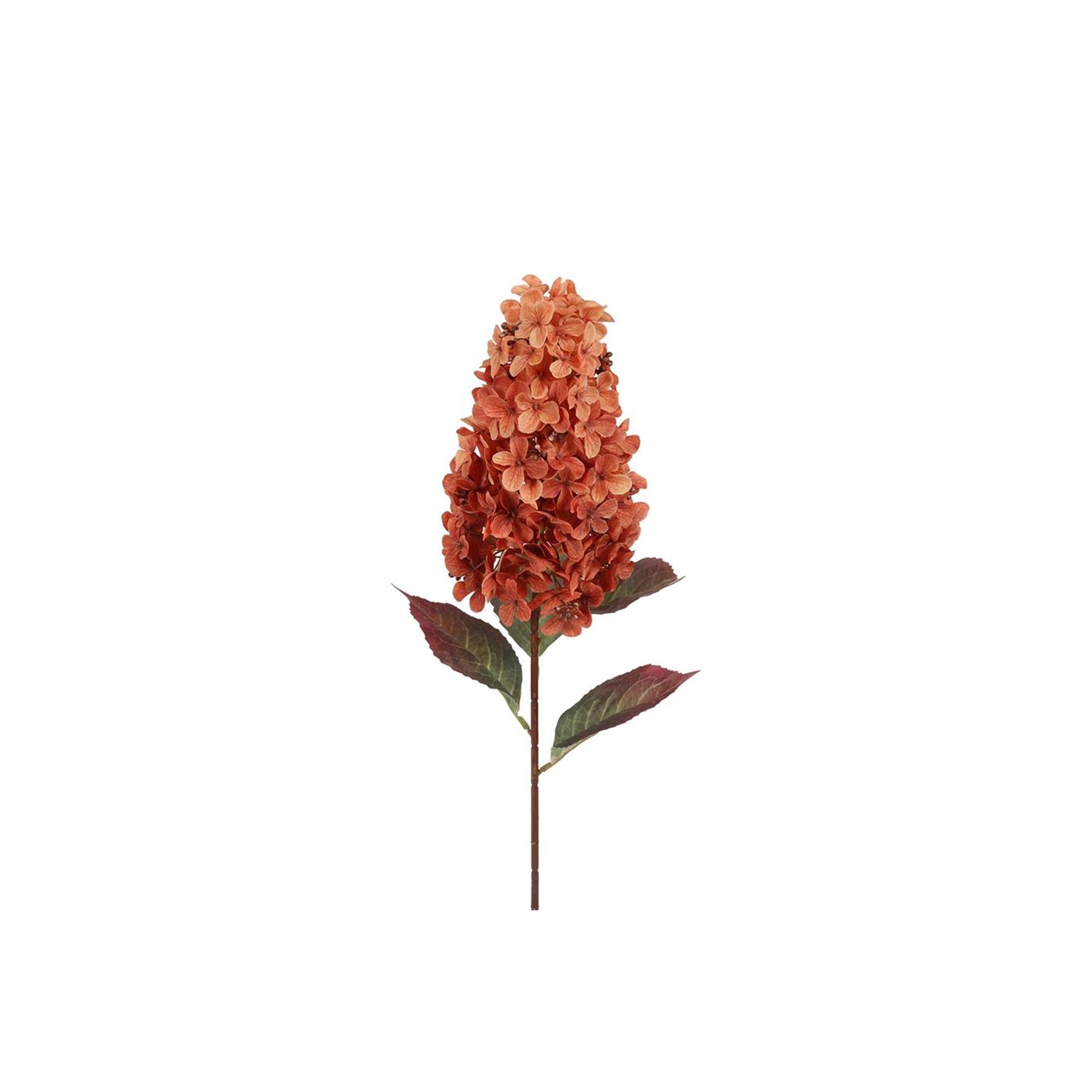 Countryfield kunstbloem paniculata hydrangea oranje