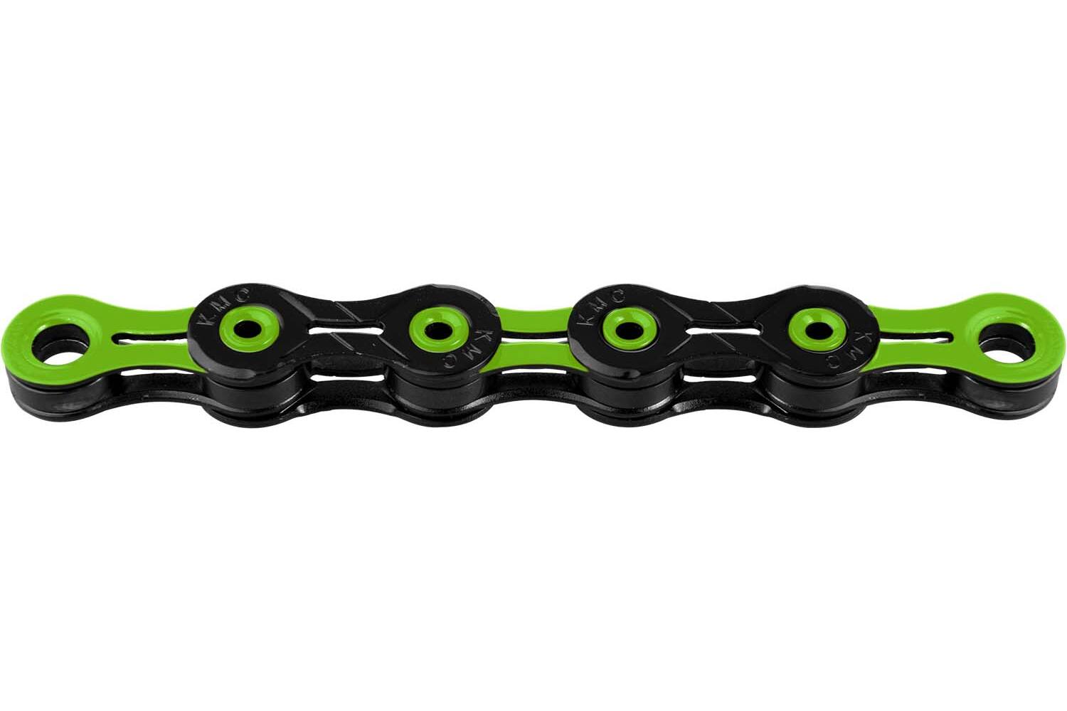 KMC DLC 11-speed fietsketting, 118 schakels, zwart