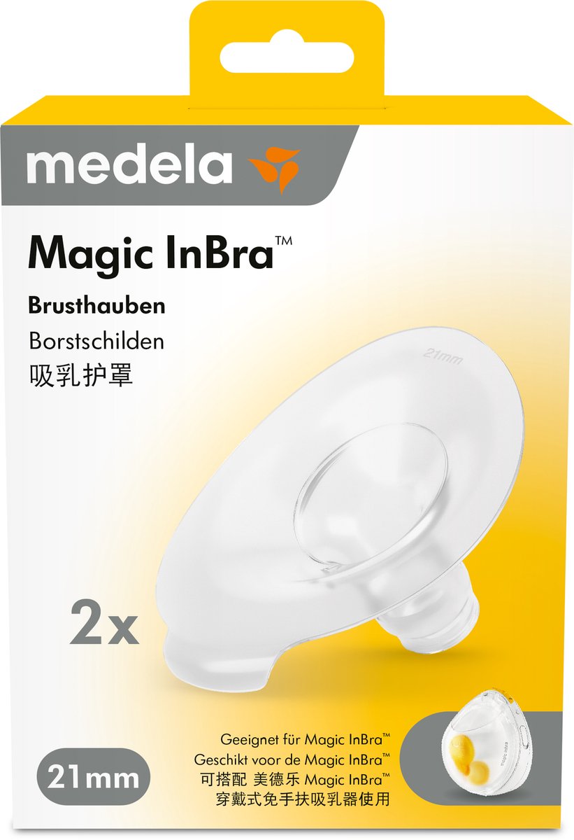 Medela magic inbra™ – borstschilden 21 mm (m) - voor draadloze borstkolf – 2 stuks 21 mm