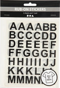 Creativ company cc rub-on letters en cijfers 12x15 cm 2 vellen