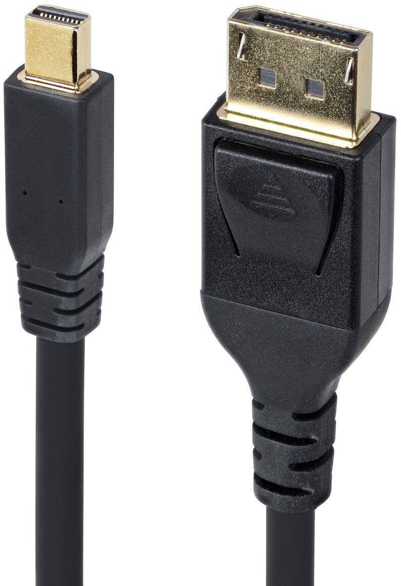 Startech .com 3m mini displayport naar displayport 1.4 kabel, 8k 60hz 4k 120hz hbr3 hdr, uhd mdp naar dp 1.4 kabel, ultra hd monitor video kabel