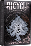 Bicycle dragon black - premium speelkaarten - poker - ultimates collectie - collectible