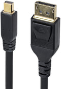 Startech 3m mini displayport naar displayport 1.4 kabel, 8k 60hz 4k 120hz hbr3 hdr, uhd mdp naar dp 1.4 kabel, uhd kabel