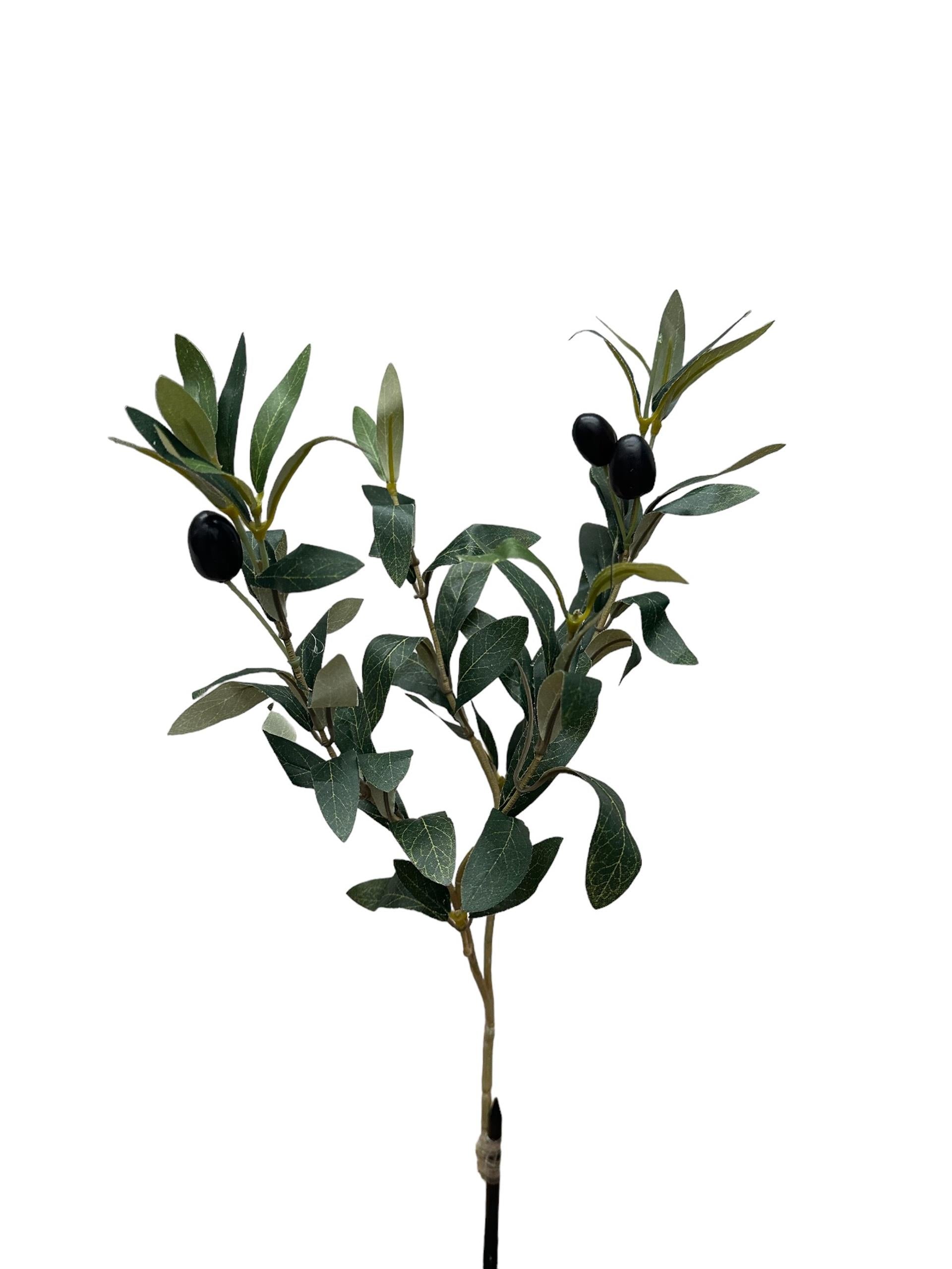 Roberts collection kunsttak olijftak 50cm met olijven groen