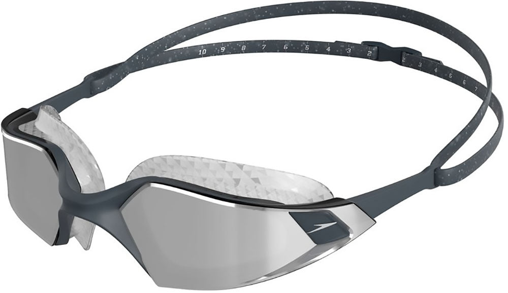 Speedo fastskin aquapulse pro mirror - swim goggles | oxid grey silver chrome