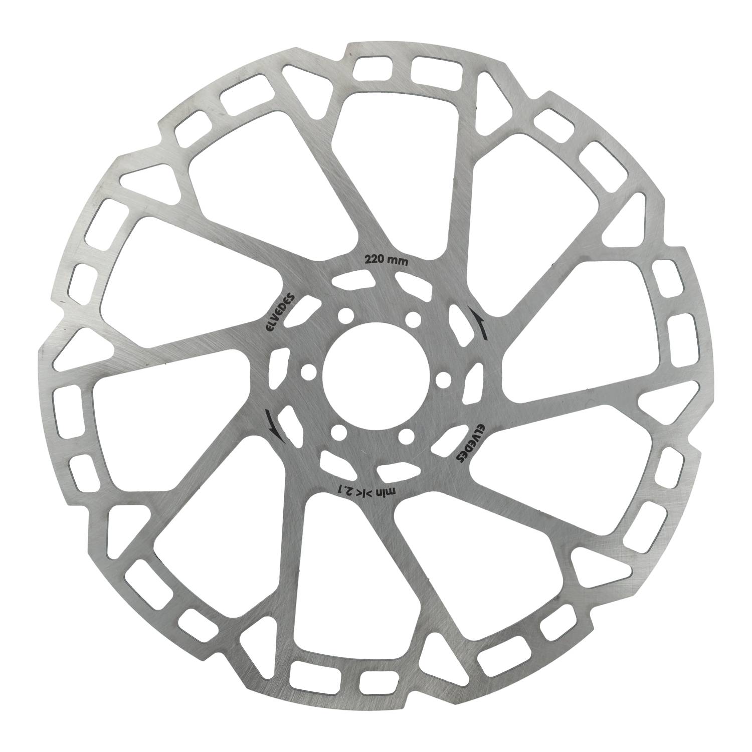 Elvedes remschijf 6-gaats ø220mm t=2,3mm