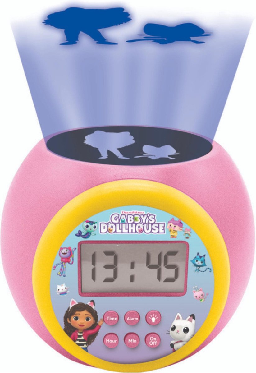 Lexibook gabby’s dollhouse projector wekker