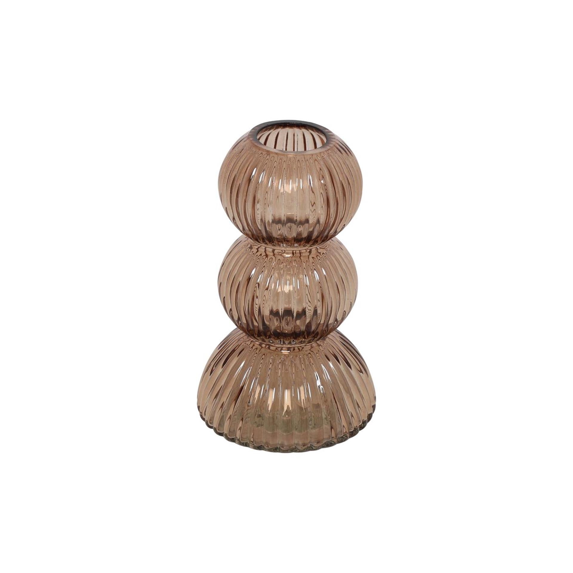 Countryfield vaas miguel s bruin ø9xh14,5cm