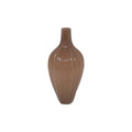 Countryfield vaas hoog eline mat bruin ø16xh36cm